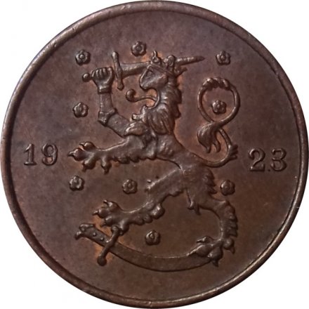 Финляндия 1 пенни 1923 год