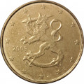 Финляндия 10 евроцентов 2009 год - Герб Финляндии