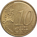 Финляндия 10 евроцентов 2009 год - Герб Финляндии