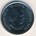 Канада 25 центов 2009 год - Синди Классен - шестикратный призёр Олимпийских игр