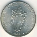 Ватикан 500 лир 1965 год