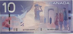 Канада 10 долларов 2005 год - UNC