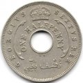 Британская Западная Африка 1/2 пенни 1949 год (KN)