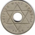 Британская Западная Африка 1/2 пенни 1949 год (KN)
