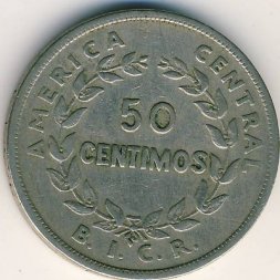 Коста-Рика 50 сентимо 1935 год