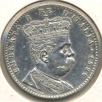 Эритрея 2 лиры 1896 год