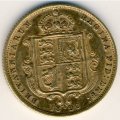 Великобритания 1/2 соверена 1890 год