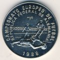 Куба 1 песо 1988 год - Чемпионат Европы по футболу 1988, ФРГ. Вратарь