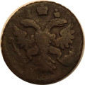 Полушка 1737 год Анна Иоанновна (1730 - 1740) - F