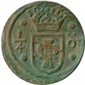 Швеция 1/4 эре 1644 год