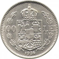 Румыния 100 леев 1936 год