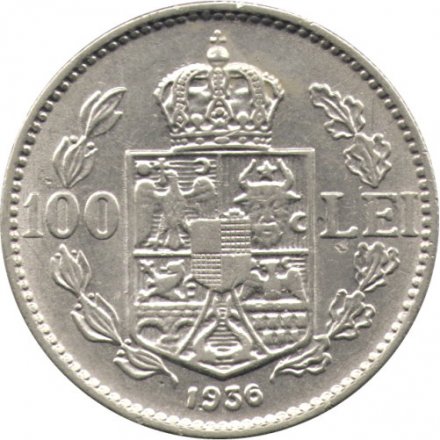 Румыния 100 леев 1936 год