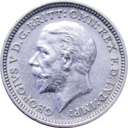 Великобритания 3 пенса 1934 год - Король Георг V