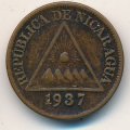 Никарагуа 1/2 сентаво 1937 год