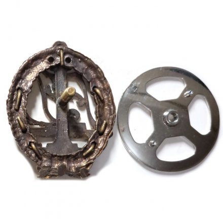 Знак Подводная лодка К-92, 40 лет (латунь)