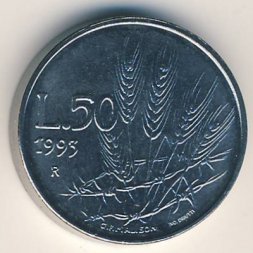 Сан-Марино 50 лир 1993 год