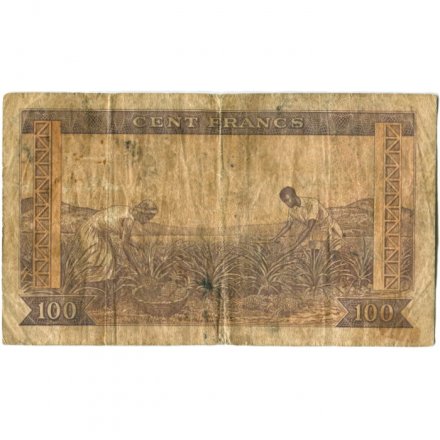 Гвинея 100 франков 1960 год - Ахмед Секу Туре - F