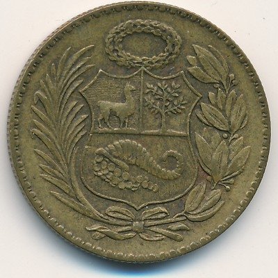 Перу 1/2 соля 1948 год