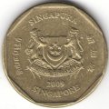 Сингапур 1 доллар 2009 год
