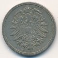 Германия 10 пфеннигов 1876 год (C)