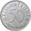 Третий Рейх 50 рейхспфеннигов 1943 год (B)