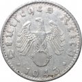 Третий Рейх 50 рейхспфеннигов 1943 год (B)