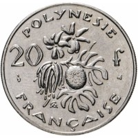 Французская Полинезия 20 франков 1999 год