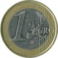 Германия 1 евро 2002 год - Орёл (J)