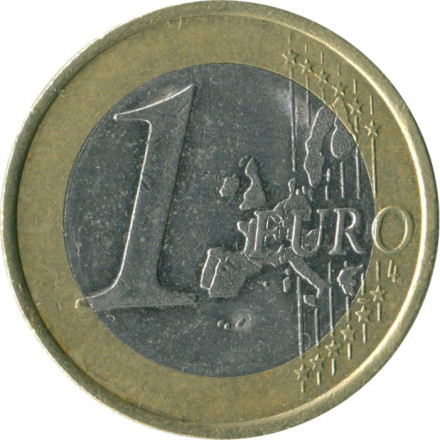 Германия 1 евро 2002 год - Орёл (J)