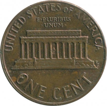 США 1 цент 1973 год - Авраам Линкольн (без отметки МД)