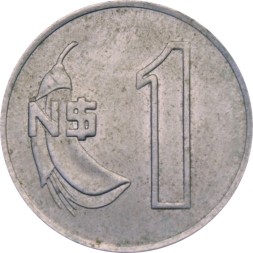 Уругвай 1 новый песо 1980 год