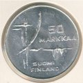 Финляндия 50 марок 1982 год - Чемпионат мира по хоккею