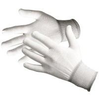 Нумизматические перчатки с зелёной манжетой - размер L