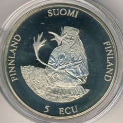 Финляндия 5 экю 1994 год
