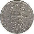 Швеция 1 крона 1970 год - Король Густав VI Адольф