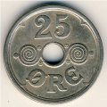 Дания 25 эре 1946 год - Король Кристиан X
