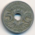 Франция 5 сантимов 1923 год