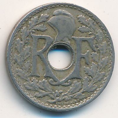 Франция 5 сантимов 1923 год