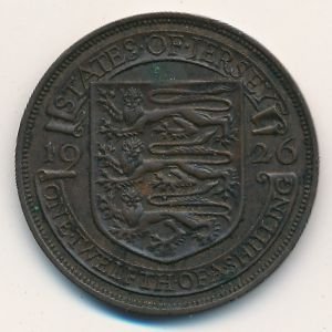 Джерси 1/12 шиллинга 1926 год