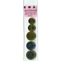 Набор из 5 монет Центральная Африка 2006 год