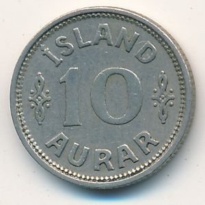 Исландия 10 эйре 1936 год