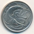 Сингапур 20 центов 1968 год - Меч-рыба (меченос)