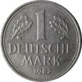 ФРГ 1 марка 1982 год (D)