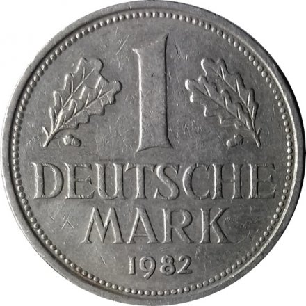 ФРГ 1 марка 1982 год (D)