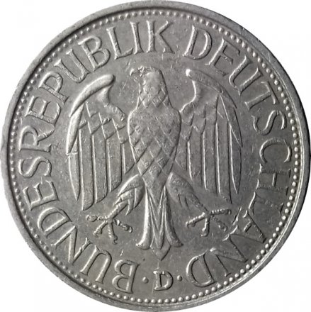ФРГ 1 марка 1982 год (D)