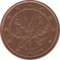 Германия 5 евроцентов 2004 год (G)