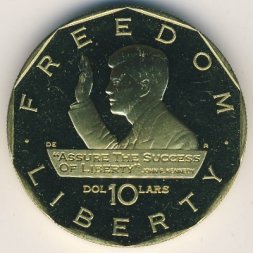 Маршалловы острова 10 долларов 1995 год