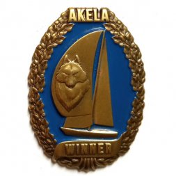 Знак Akela. Winner. Яхта Акела