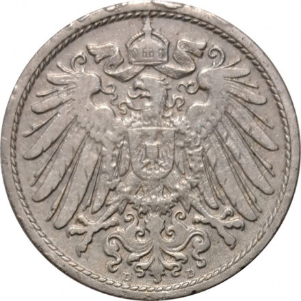 Германия 10 пфеннигов 1900 год (D)