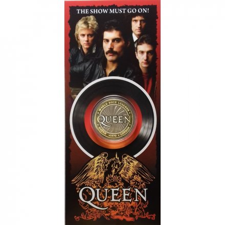 «Queen» - Гравированная цветная монета 10 рублей в буклете